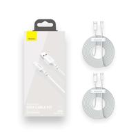 Baseus TZCATZJ-02 USB-kabel 1,5 m USB A USB C Wit