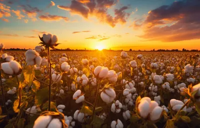Alexsar Art Tuindoek cotton field 140x90cm