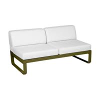 Fermob Bellevie 2-zitsmodule loungebank Pesto - Off-White