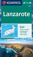 Wandelkaart 241 Lanzarote | Kompass - thumbnail