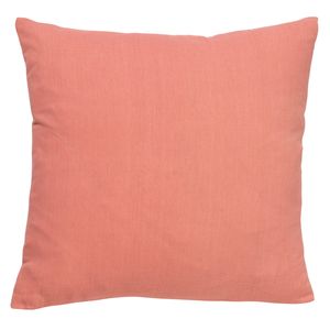 Dutch Decor - JAMES - Sierkussen 45x45 cm - duurzaam katoen - effen kleur - Lobster Bisque - roze