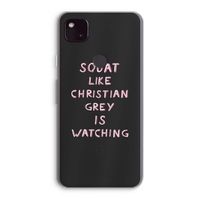 Christian Grey: Google Pixel 4a 5G Transparant Hoesje