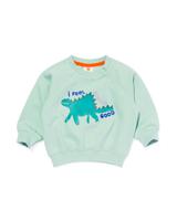 HEMA Baby Sweater Dino Mintgroen (mintgroen) - thumbnail