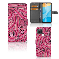 OPPO A15 Hoesje Swirl Pink - thumbnail