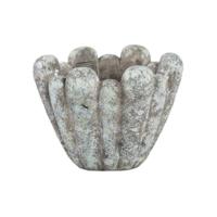 PTMD bloempot minter s grijs 23,5 cm | 8 stuks