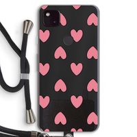 Ondersteboven verliefd: Pixel 4a 5G Transparant Hoesje met koord