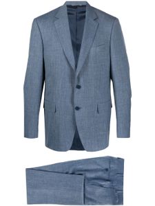 Canali costume à veste à simple boutonnage - Bleu