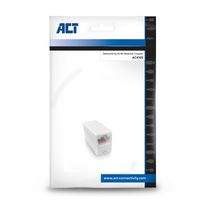 ACT AC4105 tussenstuk voor kabels RJ-45 Wit - thumbnail