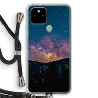 Travel to space: Pixel 5 Transparant Hoesje met koord