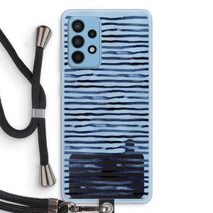 Verrassende lijnen: Samsung Galaxy A52 Transparant Hoesje met koord