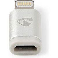 Apple Lightning-adapter | Apple Lightning 8-pins male - USB micro-B female Apple Lightning-adapter | Apple Lightning 8-pins male - USB micro-B female