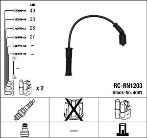 Bougiekabelset RCRN1203