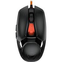 Cougar CGR-WONB-M487 Gaming-muis Kabelgebonden Optisch Zwart 6 Toetsen 20000 dpi Cougar CGR-WONB-M487 Gaming-muis Kabelgebonden Optisch Zwart 6 Toetsen 20000 dpi