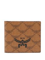 MCM portefeuille Himmel à motif monogrammé - Marron