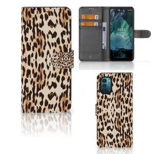 Nokia G11 | G21 Telefoonhoesje met Pasjes Leopard