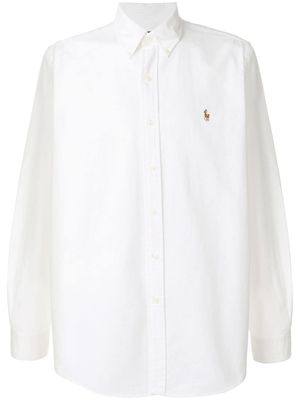 Polo Ralph Lauren logo embroidered shirt - Blanc