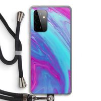 Zweverige regenboog: Samsung Galaxy A72 5G Transparant Hoesje met koord