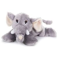 Warme knuffel kruik olifant 18 cm - thumbnail