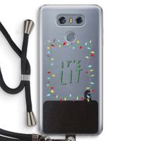 It's Lit: LG G6 Transparant Hoesje met koord