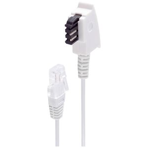 Shiverpeaks DSL Adapterkabel [1x Telefoonstekker Duitsland (TAE-F) - 1x RJ45-stekker 8p2c] 3 m Wit