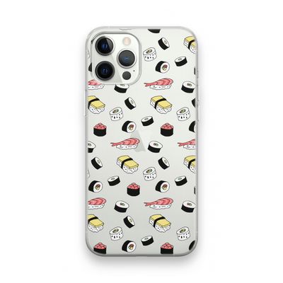 Sushi time: iPhone 12 Pro Transparant Hoesje