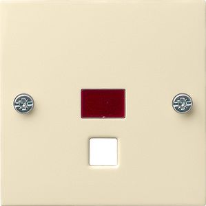 Gira inzetplaat trekschakelaar creme wit 063801