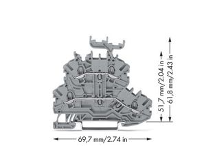 2000-2231  - Feed-through terminal block 3,5mm 13,5A 2000-2231