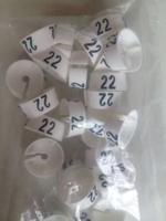 MB wit/zwart 22 voor op kledinghanger