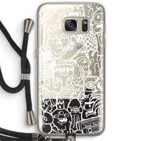 Vexx Mixtape #2: Samsung Galaxy S7 Transparant Hoesje met koord Vexx Mixtape #2: Samsung Galaxy S7 Transparant Hoesje met koord