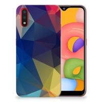 Samsung Galaxy A01 | TPU Hoesje | Polygon Dark