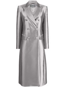 Alberta Ferretti manteau à boutonnière croisée - Gris