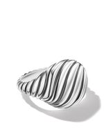 David Yurman bague Sculpted Cable Pinky - Argent