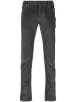 Jacob Cohën pantalon en velours côtelé à coupe droite - Gris - thumbnail