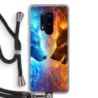 Fire & Ice: OnePlus 8 Pro Transparant Hoesje met koord
