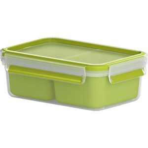 Emsa Clip & Go Snackbox 1,0 L lunchbox met 2 extra inzetstukken