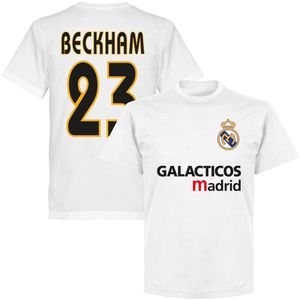 Galácticos Real Madrid Beckham 23 Team T-shirt