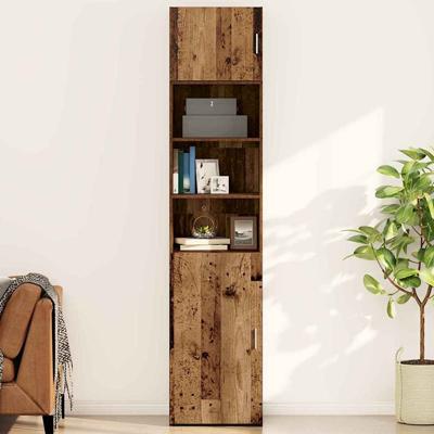 Wandkast Wandgemonteerd met de deur Oud hout 50 x 42.5 x 40 cm Bewerkt hout