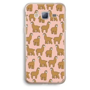 Alpacas: Samsung Galaxy J3 (2016) Transparant Hoesje