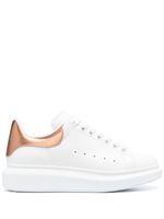 Alexander McQueen baskets Oversized en cuir - Blanc