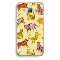 Cute Tigers and Leopards: Samsung Galaxy J3 (2016) Transparant Hoesje