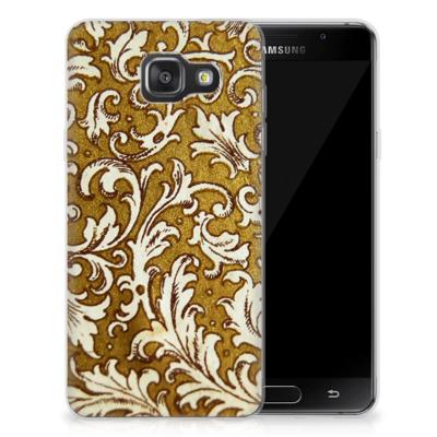 Siliconen Hoesje Samsung Galaxy A3 2016 Barok Goud