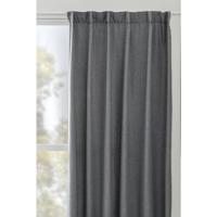 1+1 Gratis Leen Bakker - Gordijn Julian - 140x280 Cm (1 Stuk) - Polyester - Grijs