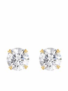 Pragnell puces d'oreilles Windsor en or blanc 18ct ornées de diamants 0.46ct