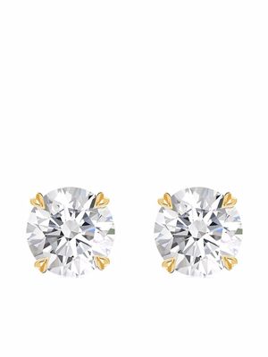 Pragnell puces d'oreilles Windsor en or blanc 18ct ornées de diamants 0.46ct