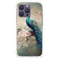 Case Anti-shock voor iPhone 15 Pro Max Vintage Pauwen