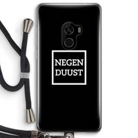 Negenduust black: Xiaomi Mi Mix 2 Transparant Hoesje met koord