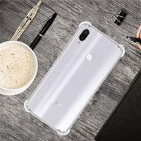 Voor Xiaomi Redmi7 vierhoek anti-drop ultradunne transparante TPU telefoon geval