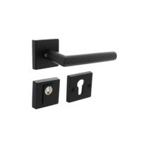 Intersteel Achterdeurbeslagset vierkantBackura zwart kerntrekbeveiliging - 0023.405725 - thumbnail