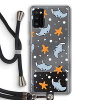 Manta: Samsung Galaxy A41 Transparant Hoesje met koord Manta: Samsung Galaxy A41 Transparant Hoesje met koord