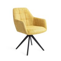 Jesper Home Eetkamerstoel 'Noto' Turn Black, Draaibaar, kleur Bumble Bee